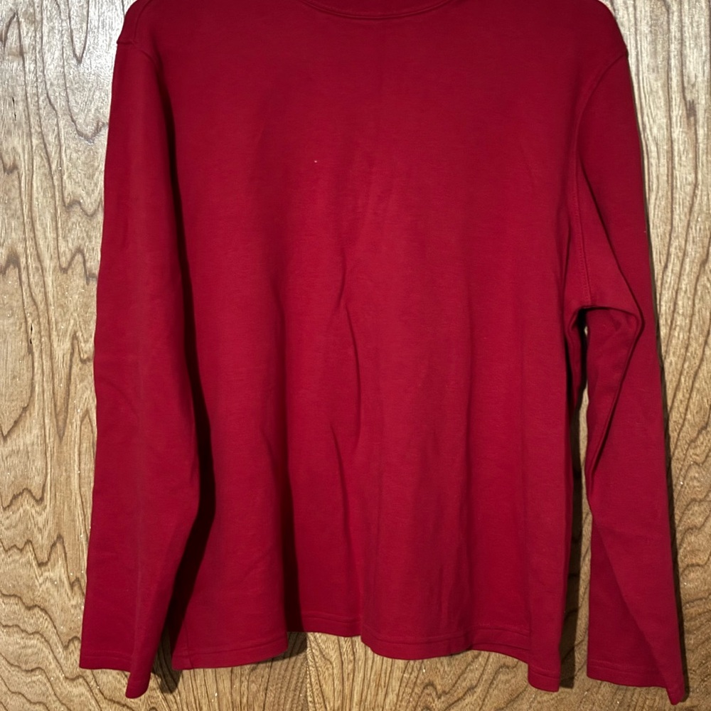 Karen Scott Vibrant Red Top